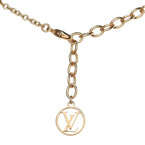 lv necklace flower|14k louis vuitton necklace.